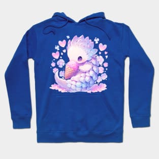 Pangolin Eating Ice Cream Cone Hoodie